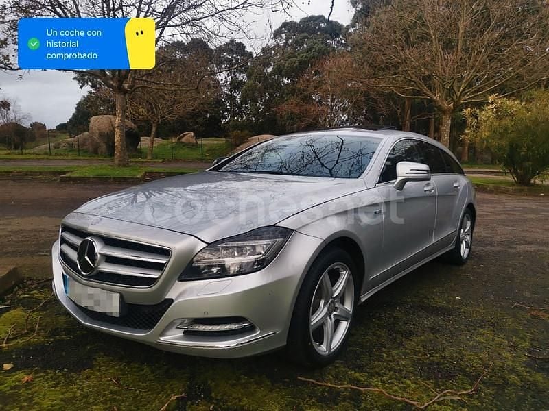Usado Mercedes CLS350 Shooting Brake 265 CV (194 kW) 2013 Gris / plata Familiar
