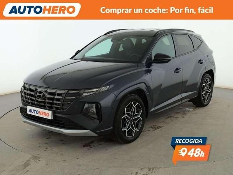 Usado Hyundai Tucson N Line 150 CV (110 kW) 2022 Gris SUV