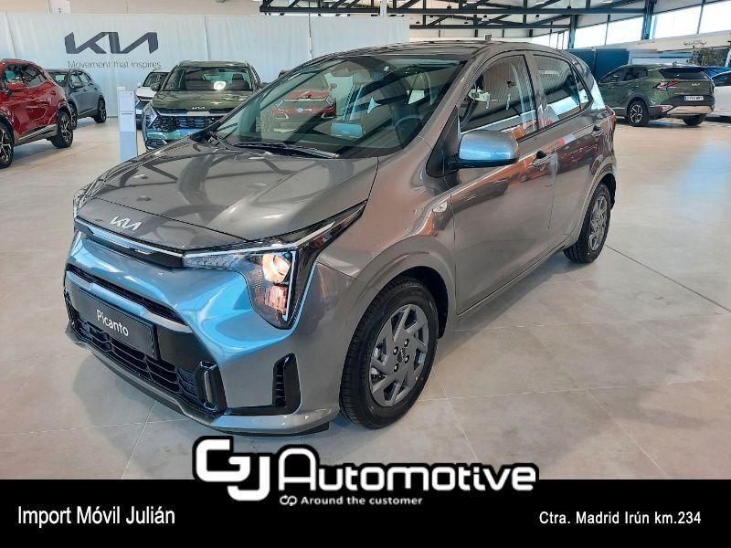 Gris Usado 2024 Kia Picanto Utilitario | 17.990 € (Un poco caro) - Imagen 1/4