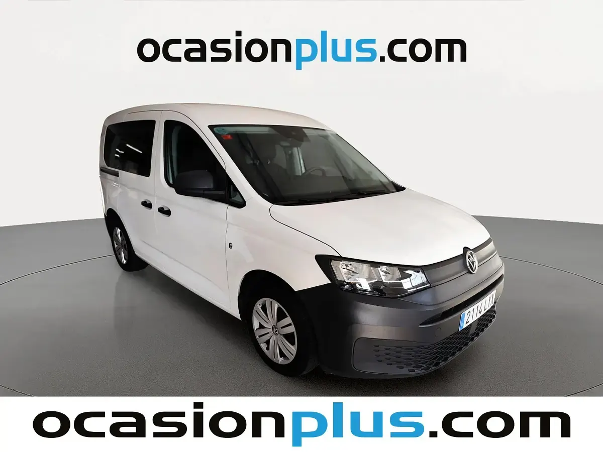 Usado VW Caddy 102 CV (75 kW) 2022 Blanco Monovolumen
