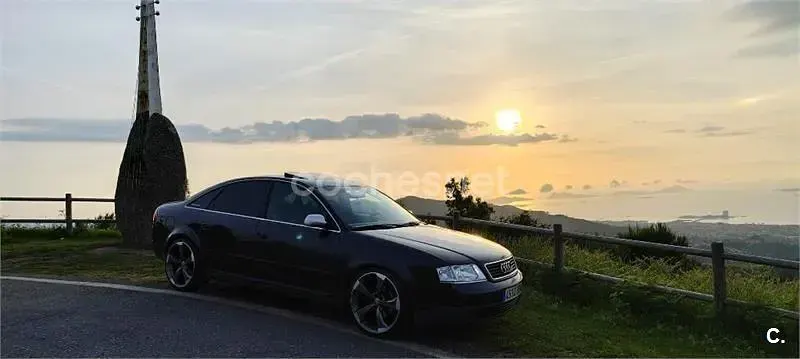 Usado Audi A6 150 CV (110 kW) 2000 Negro Berlina