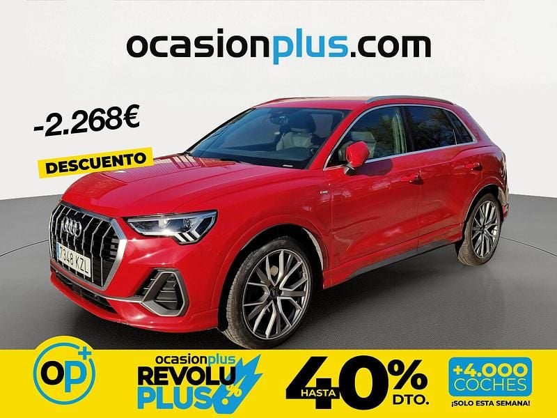 Usado Audi Q3 S-Line 150 CV (110 kW) 2019 Rojo SUV