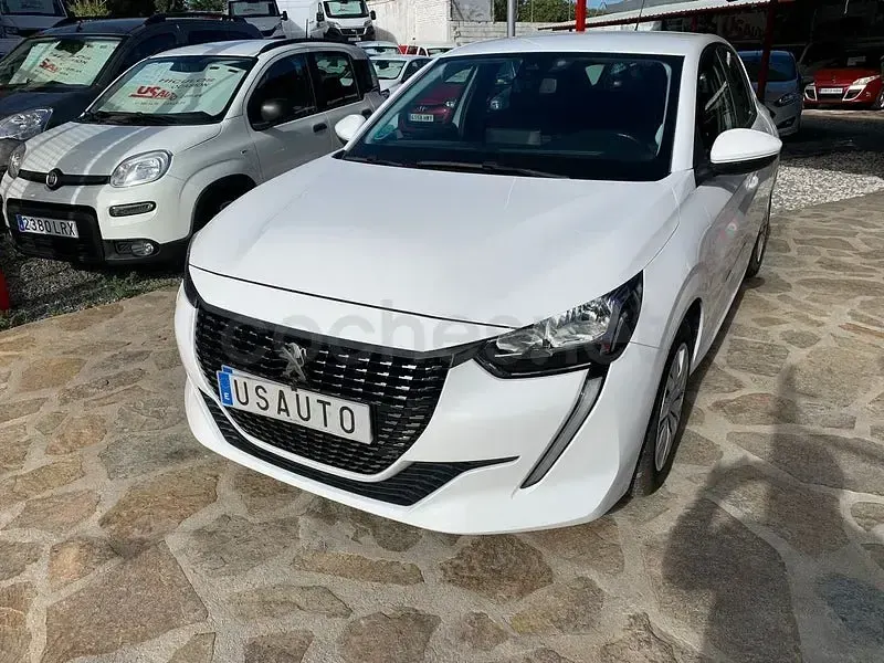 Usado Peugeot 208 Active 100 CV (73 kW) 2021 Blanco Utilitario