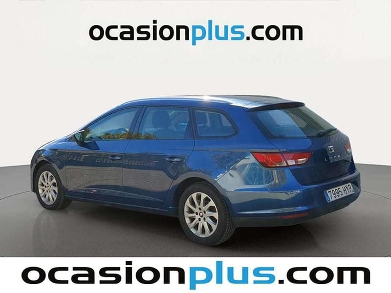 Usado Seat Leon ST Style 105 CV (77 kW) 2014 Azul Familiar