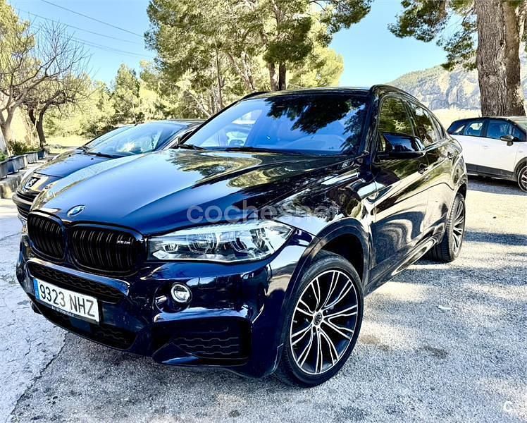 Usado BMW X6 313 CV (230 kW) 2018 Azul SUV