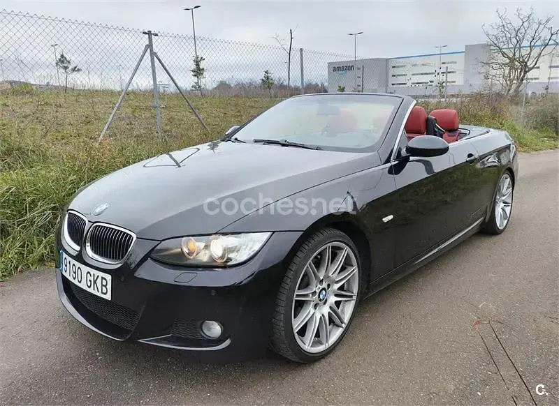 Usado BMW 320 Cabriolet 177 CV (130 kW) 2008 Negro Descapotable
