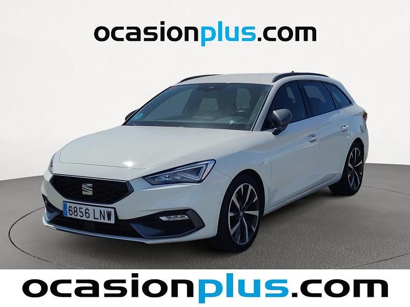 Blanco Usado 2021 Seat Leon ST FR Familiar | 18.173 € (Buen precio) - Imagen 1/4