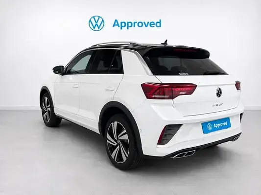 Usado VW T-Roc R-line 150 CV (110 kW) 2022 Blanco SUV