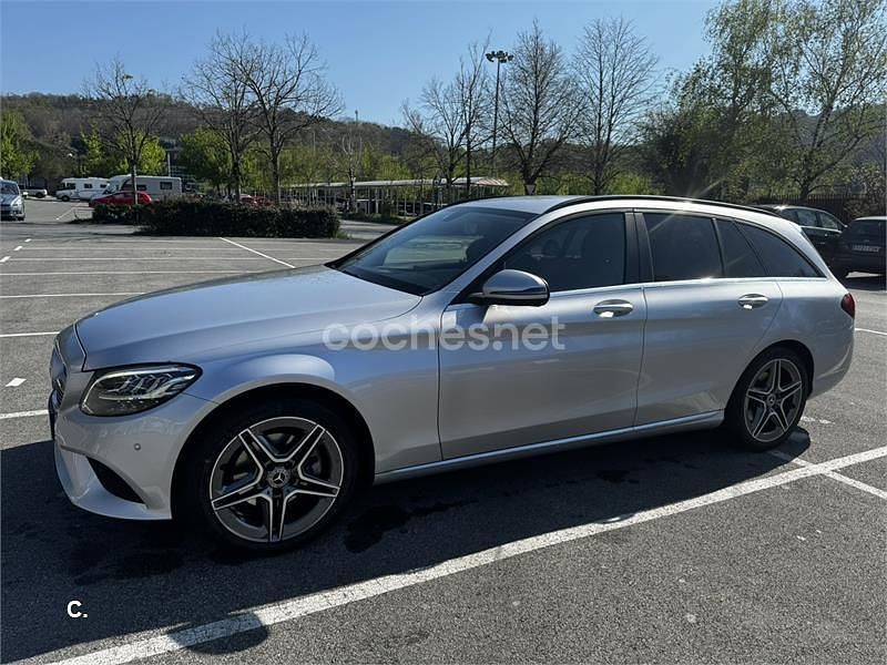 Usado Mercedes C200 150 CV (110 kW) 2019 Gris / plata Familiar