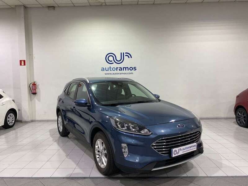 Azul Usado 2022 Ford Kuga Titanium SUV | 18.900 € (Super precio) - Imagen 1/4