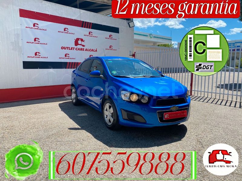 Azul Usado 2012 Chevrolet Aveo LT Berlina | 6450 € (Precio justo) - Imagen 1/4