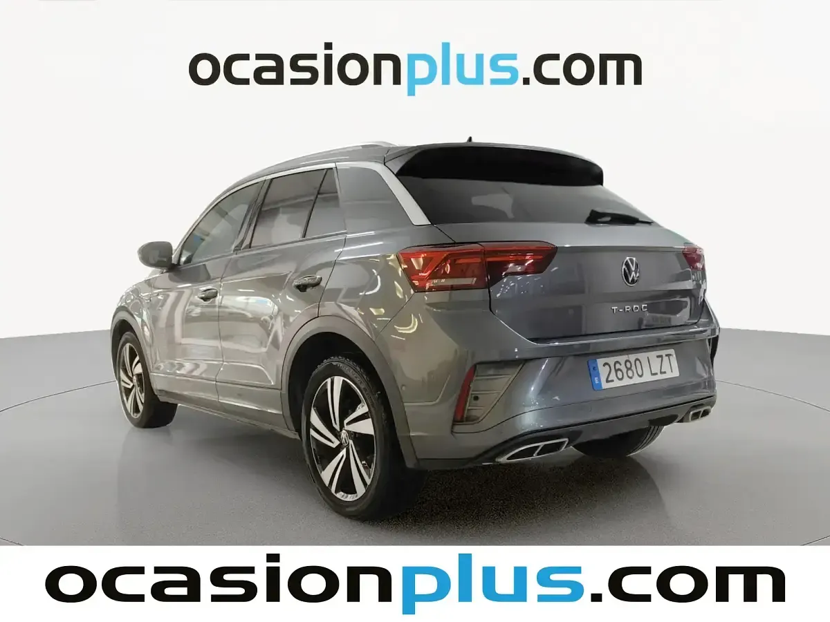 Usado VW T-Roc R-line 150 CV (110 kW) 2022 Gris SUV