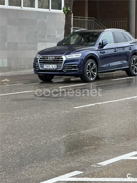 Begagnad Audi Q5 S-Line 252 HK (185 kW) 2018 Blå SUV