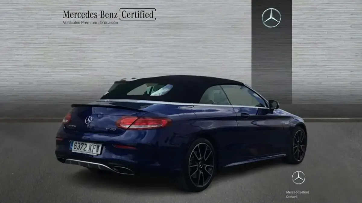 Usado Mercedes C43 AMG AMG 390 CV (286 kW) 2017 Azul Descapotable