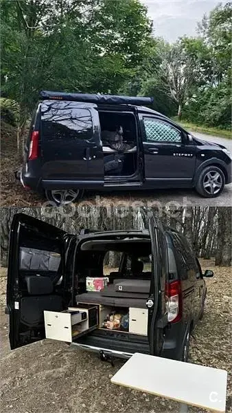 Usado Dacia Dokker Comfort 95 HP (69 kW) 2020 Preto Monovolume
