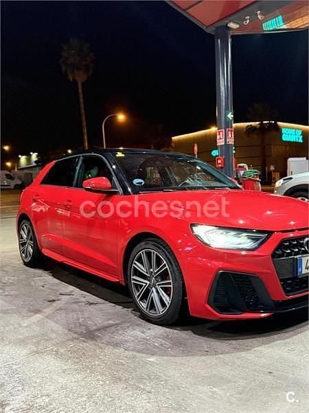 Rojo Usado 2019 Audi A1 Sportback S-Line Utilitario | 25.900 € (Precio justo) - Imagen 1/4