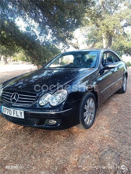 Negro Usado 2007 Mercedes CLK220 Elegance Coupe | 4600 € (Buen precio) - Imagen 1/4