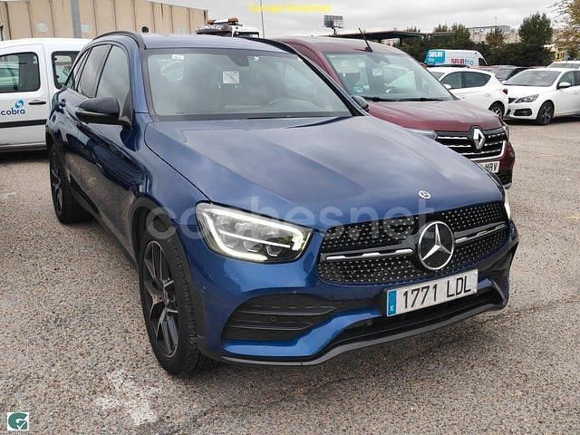Azul Usado 2020 Mercedes GLC220 SUV | 30.900 € (Precio justo) - Imagen 1/4