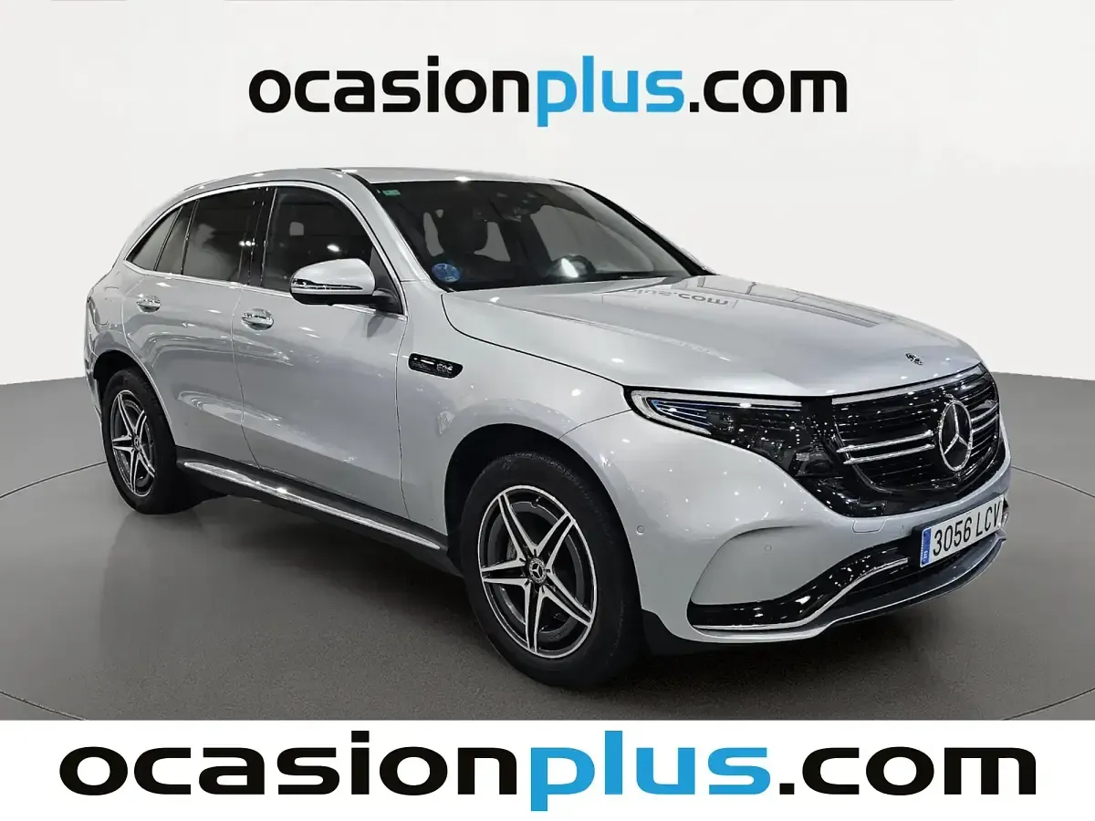 Usado Mercedes EQC400 300 kW (408 CV) 2019 Gris SUV