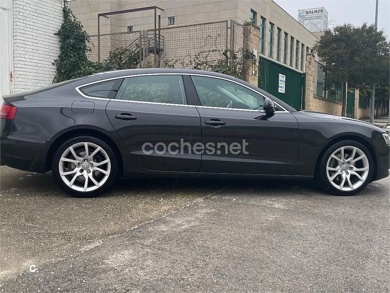 Usado Audi A5 Sportback 240 CV (176 kW) 2009 Gris / plata Utilitario