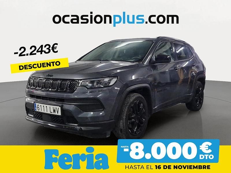 Gris Usado 2022 Jeep Compass Night Eagle SUV | 20.190 € (Un poco caro) - Imagen 1/4