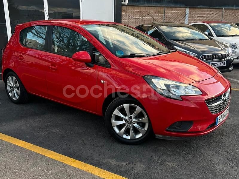 Usado Opel Corsa Selective 90 CV (66 kW) 2017 Rojo Berlina