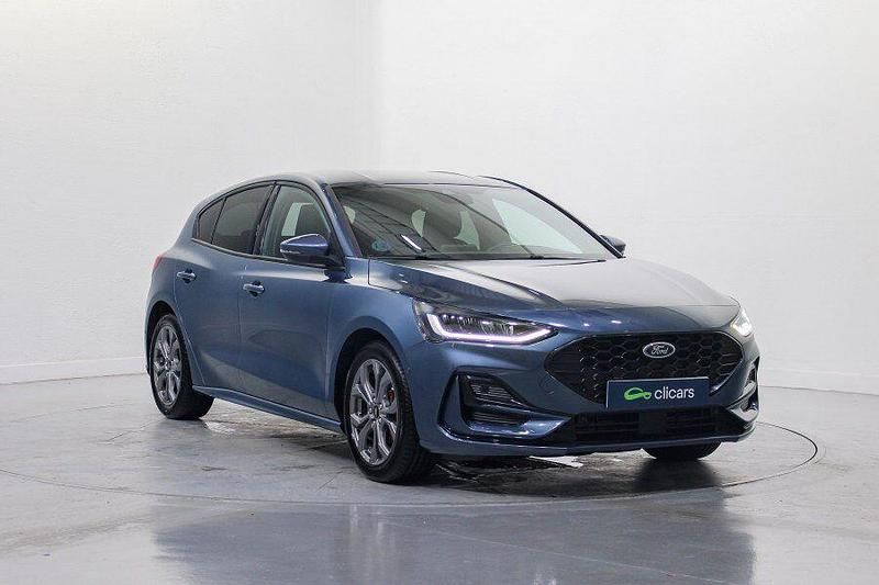 Usado Ford Focus ST-Line 125 CV (91 kW) 2022 Azul Berlina
