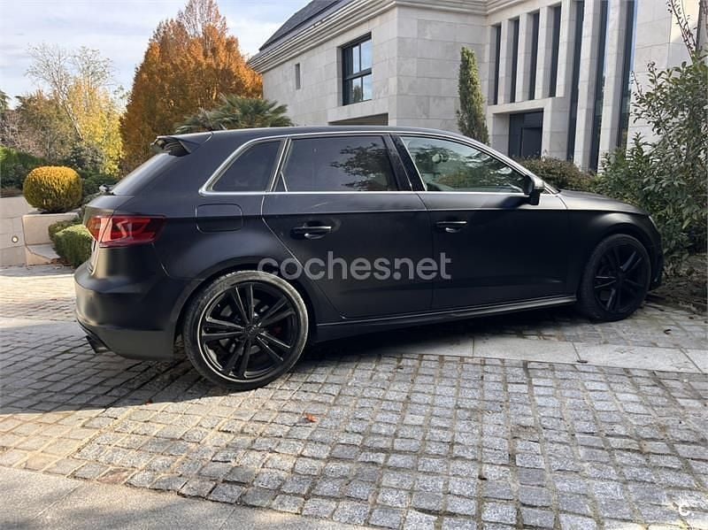 Usado Audi S3 300 CV (220 kW) 2014 Negro Berlina