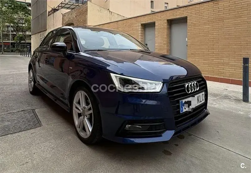 Usado Audi A1 Sportback S-Line 95 CV (69 kW) 2018 Azul Utilitario