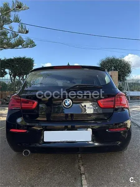 Usado BMW 116 116 CV (85 kW) 2018 Negro Utilitario