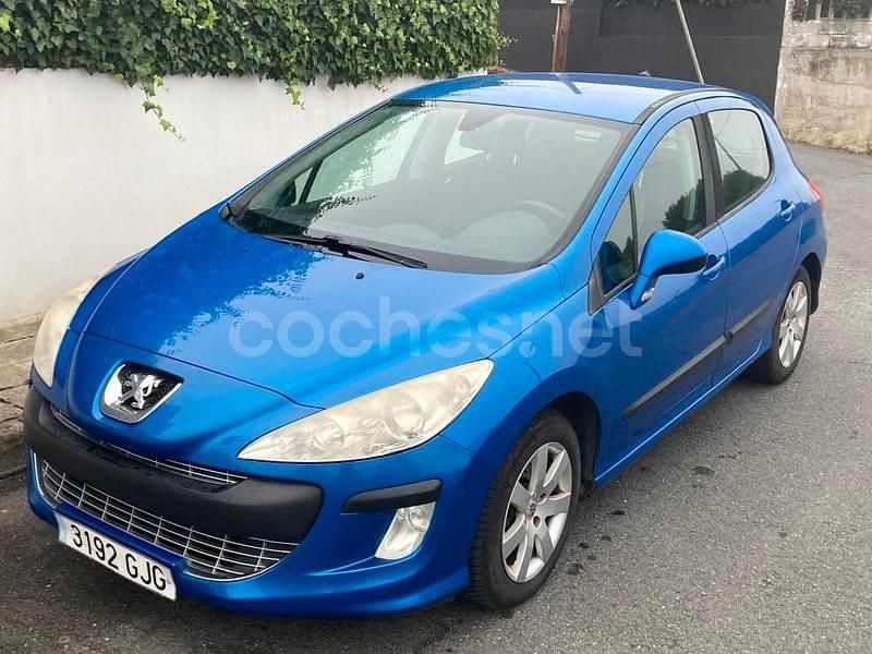 Azul Usado 2008 Peugeot 308 Sport Berlina | 4590 € (Un poco caro) - Imagen 1/4