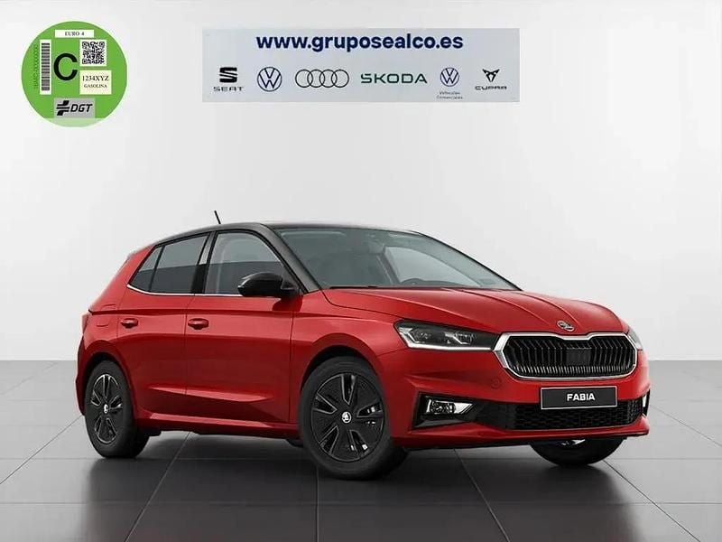Usado Skoda Fabia Style 110 HP (80 kW) 2022 Vermelho Citadino