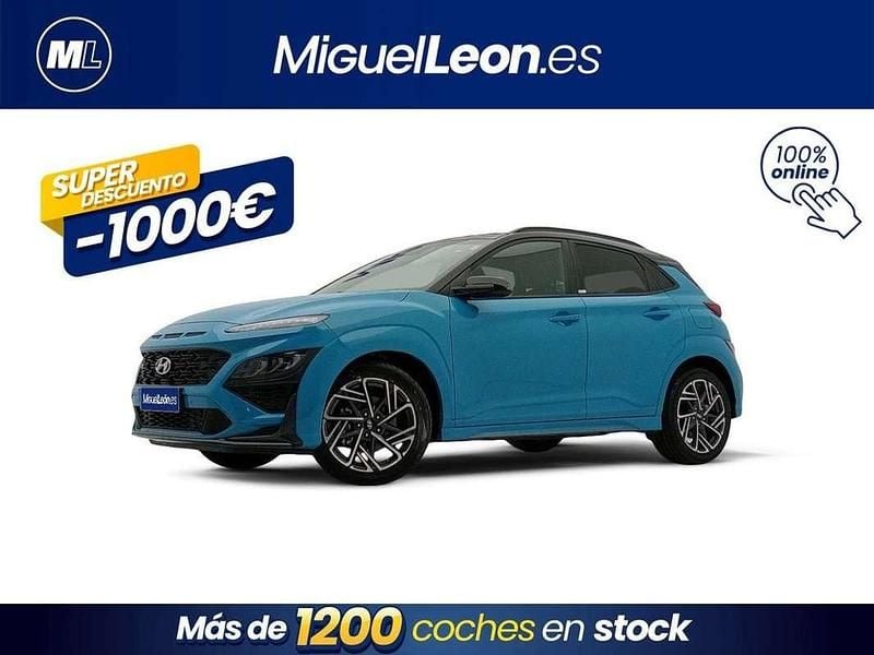 Azul Usado 2022 Hyundai Kona N Line SUV | 13.985 € (Buen precio) - Imagen 1/3
