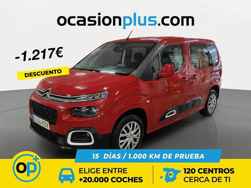 Rojo Usado 2019 Citroën Berlingo Feel Monovolumen | 13.050 € (Precio justo) - Imagen 1/4