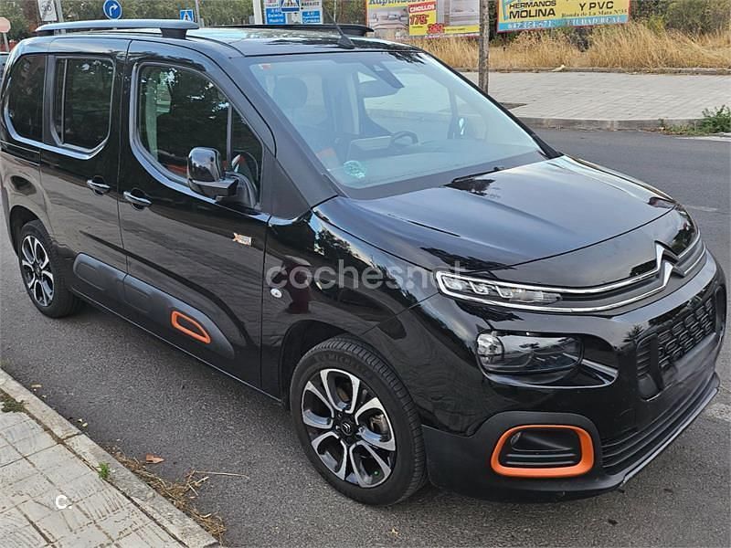 Negro Usado 2019 Citroën Berlingo Shine Monovolumen | 19.000 € (Precio justo) - Imagen 1/4