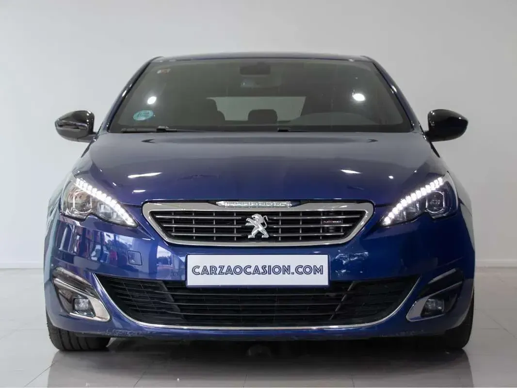 Usado Peugeot 308 GT-line 131 CV (96 kW) 2017 Azul Utilitario