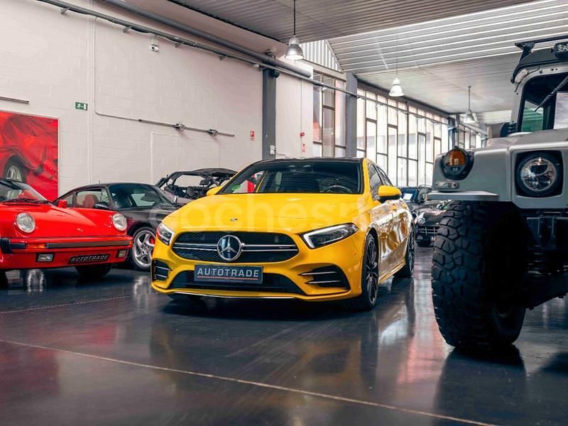 Amarillo Usado 2019 Mercedes A35 AMG AMG Berlina | 36.000 € (Precio justo) - Imagen 1/4
