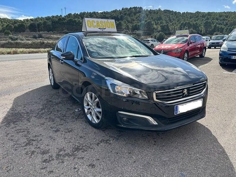Usado Peugeot 508 Allure 150 CV (110 kW) 2017 Negro Berlina