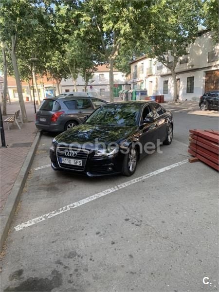 Usado Audi A4 143 CV (105 kW) 2009 Negro Berlina