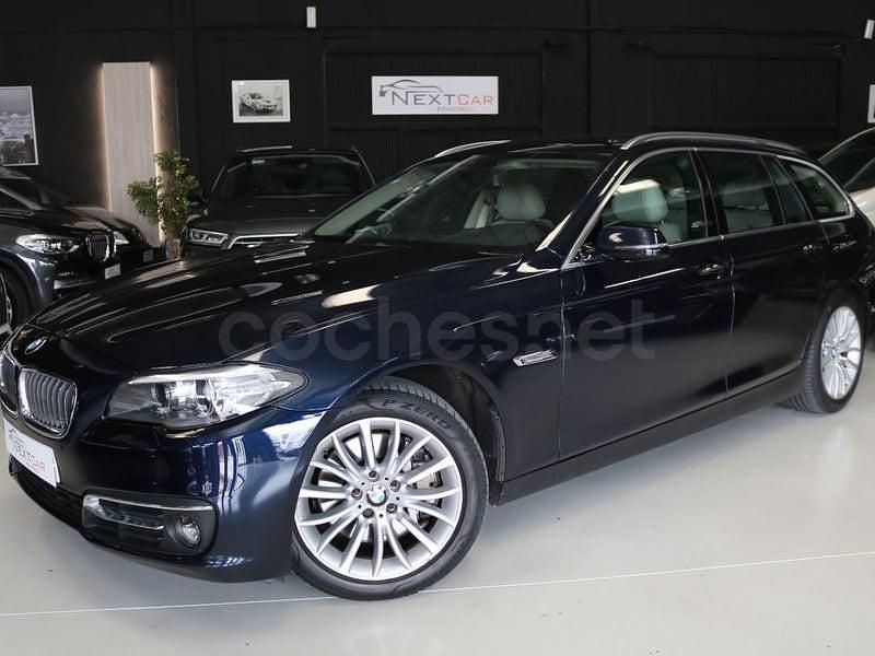 Usado BMW 525 Luxury Line 218 CV (160 kW) 2015 Azul Familiar