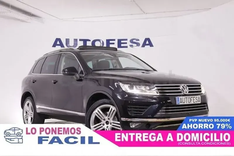 Usado VW Touareg 262 CV (192 kW) 2015 Negro SUV