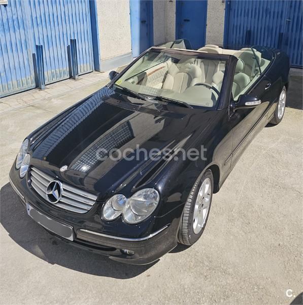 Negro Usado 2004 Mercedes CLK320 Elegance Descapotable | 8000 € (Precio justo) - Imagen 1/4