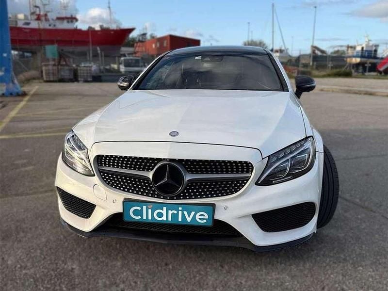 Occasion Mercedes C250 AMG line 204 PK (150 kW) 2016 Wit Coupé