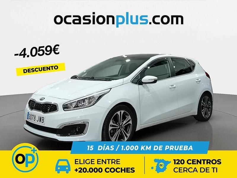 Usado Kia Ceed GT 136 CV (100 kW) 2017 Blanco Utilitario