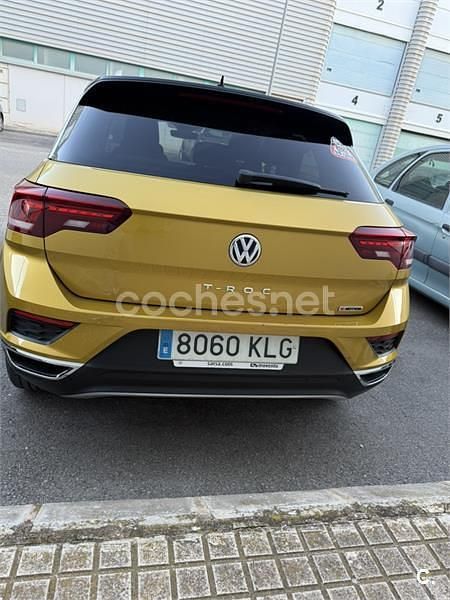 Usado VW T-Roc Sportline 190 CV (139 kW) 2018 Amarillo SUV