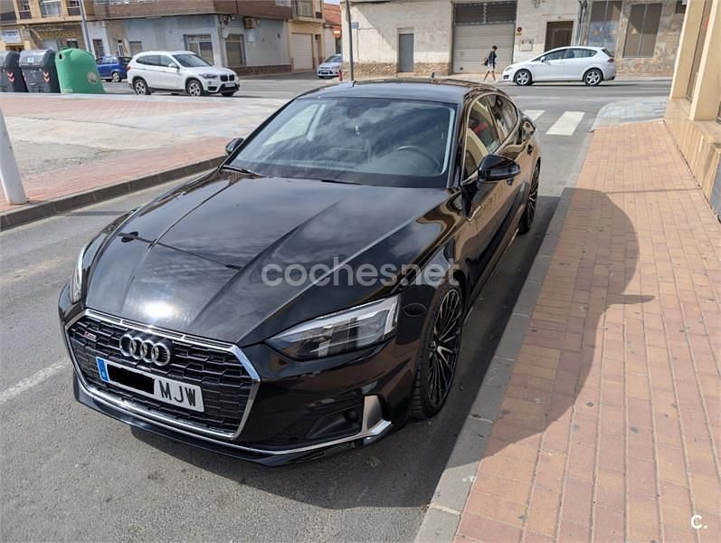 Negro Usado 2020 Audi A5 Sportback S-Line Utilitario | 28.400 € (Precio justo) - Imagen 1/4