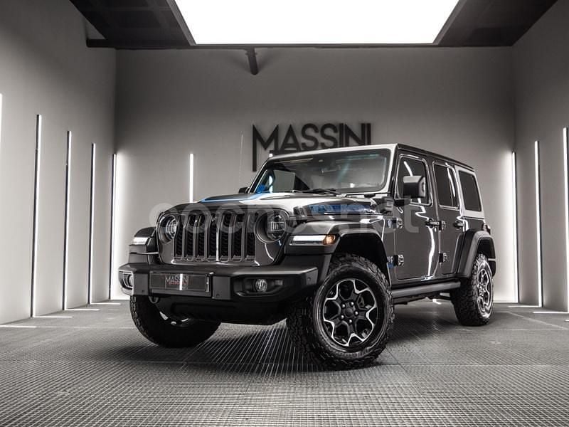 Gris / plata Usado 2022 Jeep Wrangler Rubicon SUV | 54.999 € (Precio justo) - Imagen 1/4