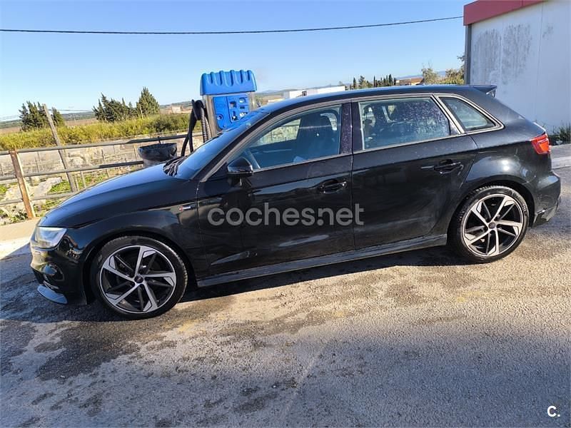 Usado Audi A3 S-Line 116 CV (85 kW) 2020 Negro Berlina