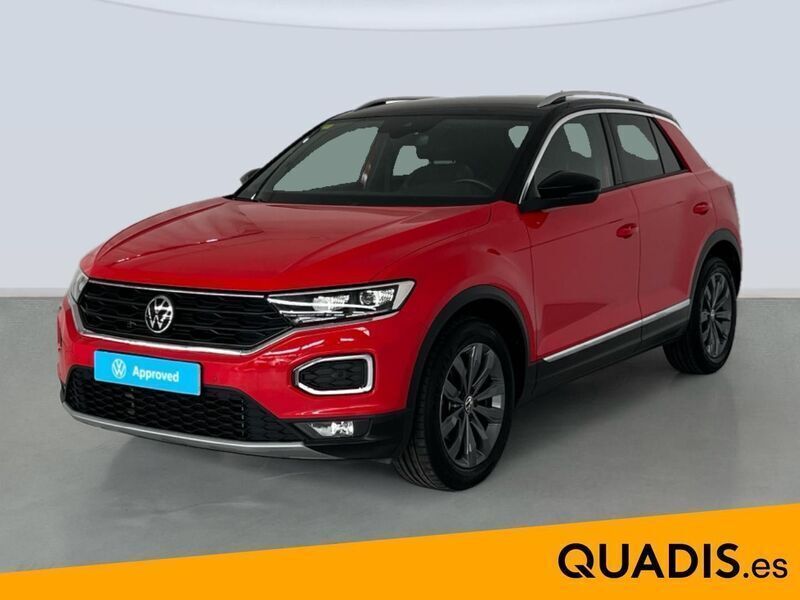 Rojo Usado 2020 VW T-Roc Sportline SUV | 23.990 € (Precio justo) - Imagen 1/4