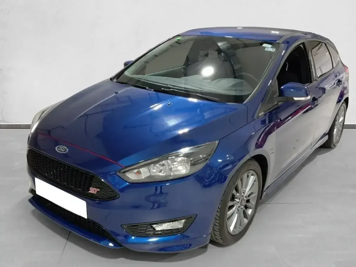 Usado Ford Focus ST-Line 125 CV (91 kW) 2018 Azul Berlina